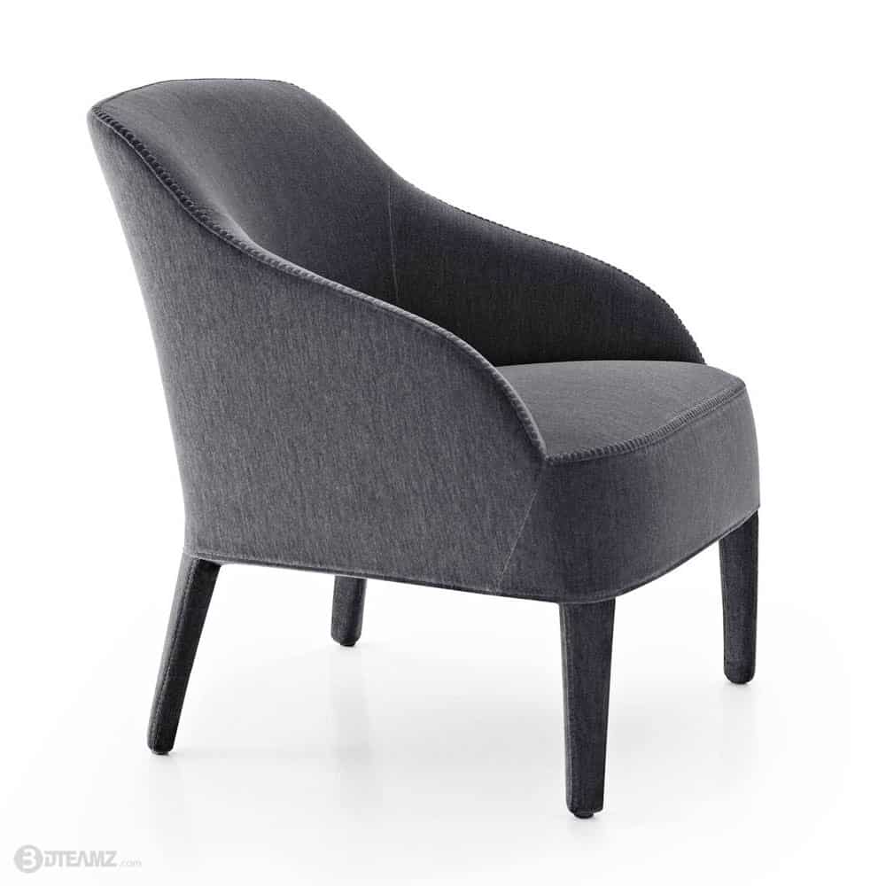 B&B Italia Febo Maxalto Armchair 3D