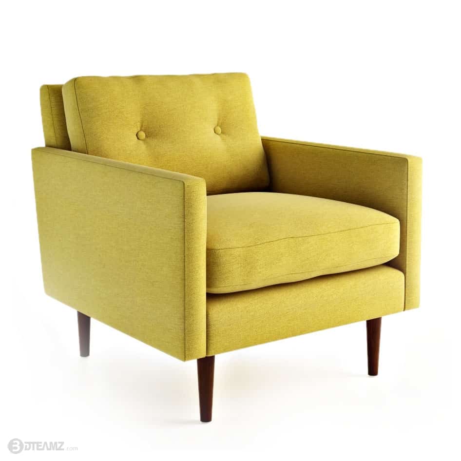 Gramercy Home New York ArmChair 3D Model