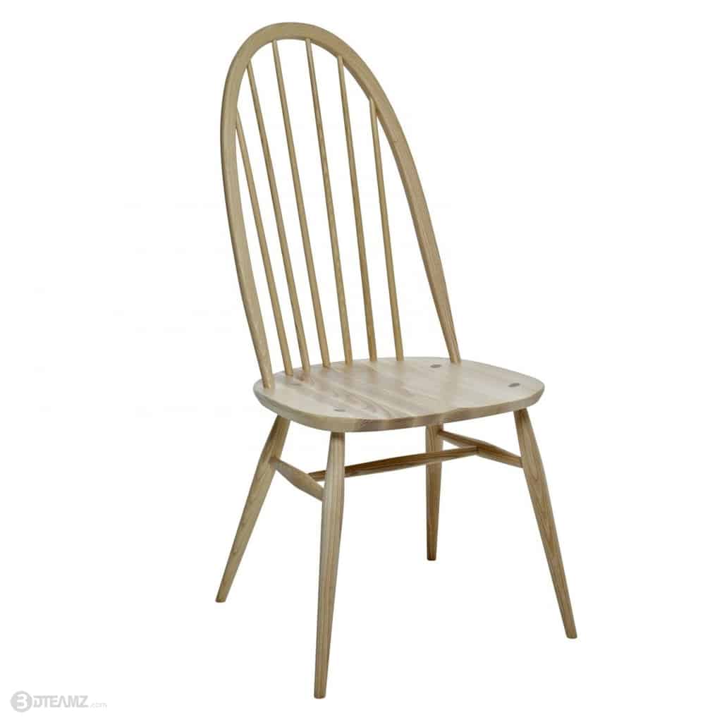 Ercol Windsor Quaker Dining Chair 3d Model