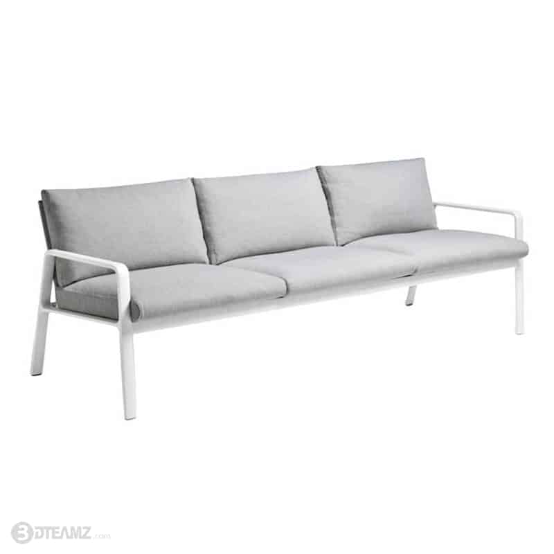 Kettal Park Life 3 Seater Sofa 3D Model